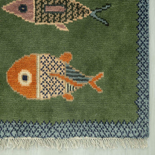 Fish Pattern Runner Rug