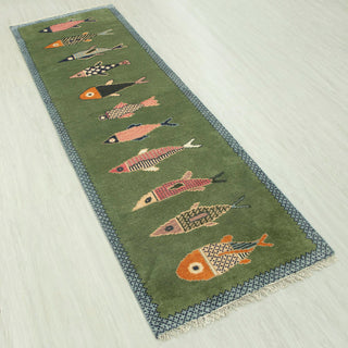 Fish Pattern Runner Rug