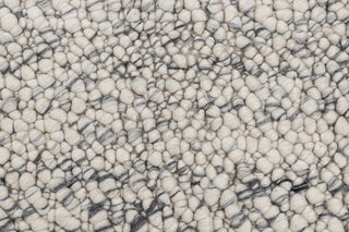 Chunky Felted Soft Wool Rug Ivory Grey Charcoal High Quality Hand Woven Wool Flatweave Rug, Customize in any size-Tn-73F