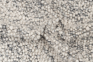 Chunky Felted Soft Wool Rug Ivory Grey Charcoal High Quality Hand Woven Wool Flatweave Rug, Customize in any size-Tn-73F