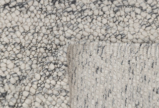Chunky Felted Soft Wool Rug Ivory Grey Charcoal High Quality Hand Woven Wool Flatweave Rug, Customize in any size-Tn-73F