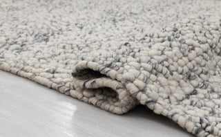 Chunky Felted Soft Wool Rug Ivory Grey Charcoal High Quality Hand Woven Wool Flatweave Rug, Customize in any size-Tn-73F