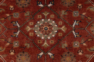 9X12 Red Cream Serapi Retro High Quality Hand Knotted 100% Wool Rug, Rug P-2732