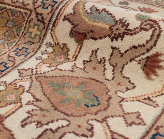 9X12 Red Cream Serapi Retro High Quality Hand Knotted 100% Wool Rug, Rug P-2732