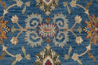 9X12 Rust/Blue Serapi Retro High Quality Hand Knotted 100% Wool Rug, Rug P-2730 (Copy)
