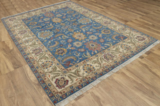 9X12 Rust/Blue Serapi Retro High Quality Hand Knotted 100% Wool Rug, Rug P-2730 (Copy)