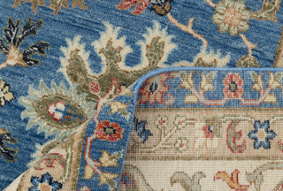 9X12 Rust/Blue Serapi Retro High Quality Hand Knotted 100% Wool Rug, Rug P-2730 (Copy)