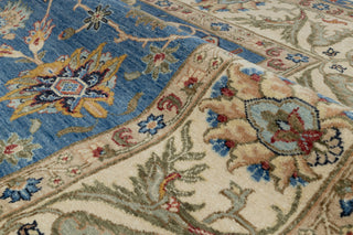 9X12 Rust/Blue Serapi Retro High Quality Hand Knotted 100% Wool Rug, Rug P-2730 (Copy)