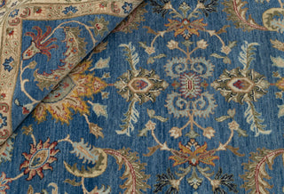 9X12 Rust/Blue Serapi Retro High Quality Hand Knotted 100% Wool Rug, Rug P-2730 (Copy)
