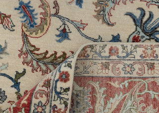 9x12 Ivory with Red Persian Traditional Area Rug Floral Design Rug#2439