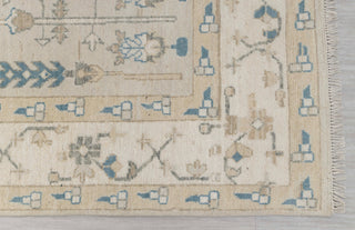 Gray Ivory Garden Pine Tree Of life Rug Modern Oushak Rug Premium Wool Hand Knotted Turkish Inspired, #5990
