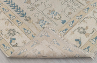 Gray Ivory Garden Pine Tree Of life Rug Modern Oushak Rug Premium Wool Hand Knotted Turkish Inspired, #5990