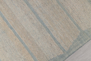 Moroccan Cream light blue distressed bohemian rug, No Wool Shedding, MRC-14 - JC-4191