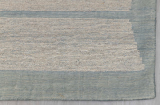 Moroccan Cream light blue distressed bohemian rug, No Wool Shedding, MRC-14 - JC-4191