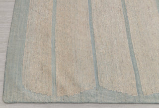 Moroccan Cream light blue distressed bohemian rug, No Wool Shedding, MRC-14 - JC-4191