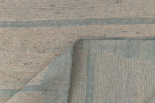 Moroccan Cream light blue distressed bohemian rug, No Wool Shedding, MRC-14 - JC-4191