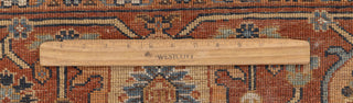 8x10 Classic Persian Retro Mahal Design Navy Blue Rust High Quality Premium Wool Hand Knotted Rug |