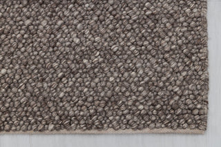 Chocolate Brown Grey Pebble Hand Woven High Quality Chunky Wool Felted Rug TN-80
