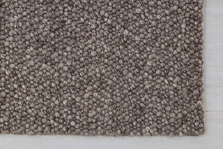Chocolate Brown Grey Pebble Hand Woven High Quality Chunky Wool Felted Rug TN-80