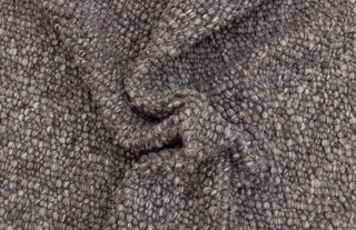 Chocolate Brown Grey Pebble Hand Woven High Quality Chunky Wool Felted Rug TN-80
