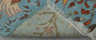 2.6x12 Runner Blue Birds Life Tree Hand Knotted High Quality #JC-5283