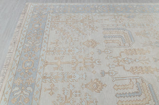 L.Grey Garden Pine Tree Of life Rug Modern Oushak Rug Premium Wool Hand Knotted Turkish Inspired, #2794
