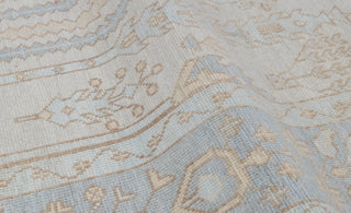 L.Grey Garden Pine Tree Of life Rug Modern Oushak Rug Premium Wool Hand Knotted Turkish Inspired, #2794