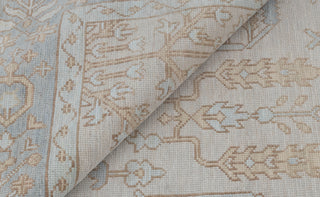 L.Grey Garden Pine Tree Of life Rug Modern Oushak Rug Premium Wool Hand Knotted Turkish Inspired, #2794