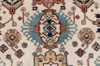 10x14 Ivory Red Floral Persian Style Antique Rug | Bedroom Rug | Hand Knotted Wool Rug, Classic Serapi Rug-7296