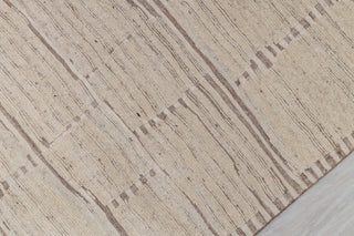 Moroccan Brown Ivory Inspired Rug Soft Wool Beni Ourain Berber Hand Knotted, No Wool Shedding, MRC-17,JC-4663