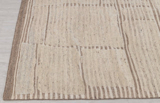 Moroccan Brown Ivory Inspired Rug Soft Wool Beni Ourain Berber Hand Knotted, No Wool Shedding, MRC-17,JC-4663