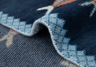 Marina Hand Knotted Fish Pattern Wool Rug