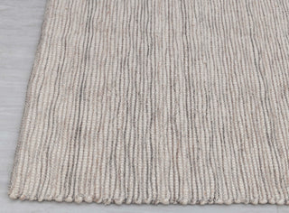 Cream Charcoal Grey High Quality Wool Felted Nordic Solid Style Flatweave Rug Customize in any size...TN-88
