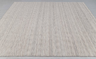 Cream Charcoal Grey High Quality Wool Felted Nordic Solid Style Flatweave Rug Customize in any size...TN-88