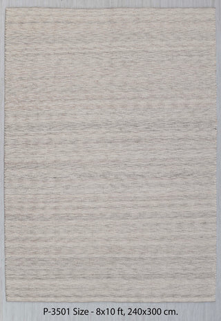 Cream Charcoal Grey High Quality Wool Felted Nordic Solid Style Flatweave Rug Customize in any size...TN-88