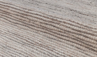 Cream Charcoal Grey High Quality Wool Felted Nordic Solid Style Flatweave Rug Customize in any size...TN-88