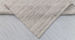 Cream Charcoal Grey High Quality Wool Felted Nordic Solid Style Flatweave Rug Customize in any size...TN-88