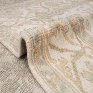 Serene - 8x10 Soft Ivory Plush Feel Wool Oushak Rug