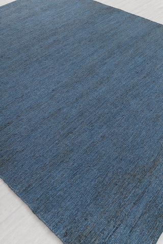 Blue Braided Jute High Quality Hand Woven Natural Premium Rug, CUSTOMIZE in any size.....CK-9
