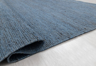 Blue Braided Jute High Quality Hand Woven Natural Premium Rug, CUSTOMIZE in any size.....CK-9