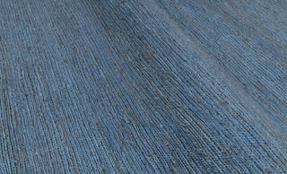 Blue Braided Jute High Quality Hand Woven Natural Premium Rug, CUSTOMIZE in any size.....CK-9