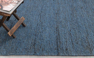 Blue Braided Jute High Quality Hand Woven Natural Premium Rug, CUSTOMIZE in any size.....CK-9