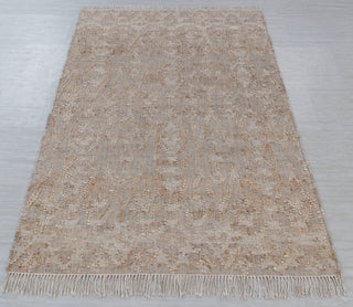 Gray Jute Flatweave Scandivian Rug Hand Woven Decor Inspired, Boho Scandinavian Decor- RD-2