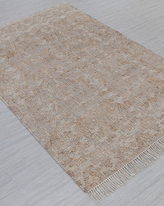 Gray Jute Flatweave Scandivian Rug Hand Woven Decor Inspired, Boho Scandinavian Decor- RD-2