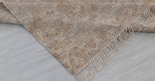 Gray Jute Flatweave Scandivian Rug Hand Woven Decor Inspired, Boho Scandinavian Decor- RD-2