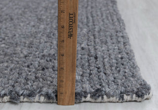 Charcoal Gray High Quality Chunky Wool Felted Nordic scandinavian Modern Design Hand Woven Wool Flatweave Rug, Customize in any size...Tn-66