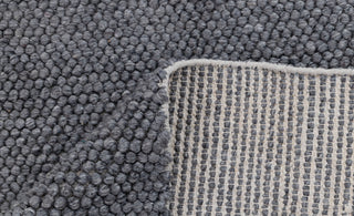 Charcoal Gray High Quality Chunky Wool Felted Nordic scandinavian Modern Design Hand Woven Wool Flatweave Rug, Customize in any size...Tn-66