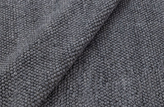 Charcoal Gray High Quality Chunky Wool Felted Nordic scandinavian Modern Design Hand Woven Wool Flatweave Rug, Customize in any size...Tn-66