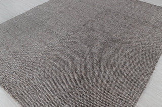 Gray Brown High Quality Chunky Wool Felted Nordic scandinavian Modern Design Hand Woven Wool Flatweave Rug, Customize in any size...Tn-72