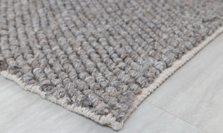 Gray Brown High Quality Chunky Wool Felted Nordic scandinavian Modern Design Hand Woven Wool Flatweave Rug, Customize in any size...Tn-72